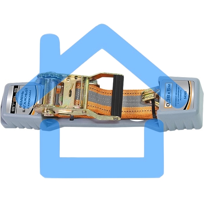 Ремень багажный с крюками, 0,038х5м, храповый механизм AutomaticStels
