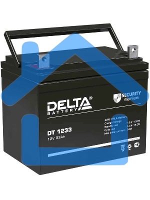 Батарея Delta DT 1233 (33 А\ч, 12В) свинцово- кислотный аккумулятор