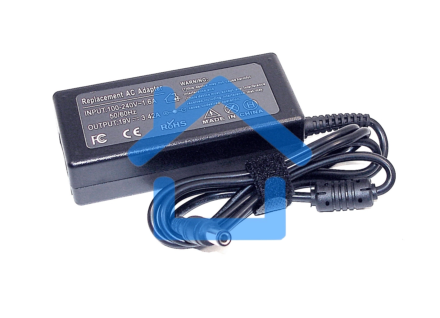 Блок питания для монитора и телевизора LCD 19V 3.42A 65W (6.3x3.0mm) OEM