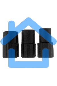 Комплект адаптеров для подключения пылесоса к электроинструменту Denzel 32-35-38 мм