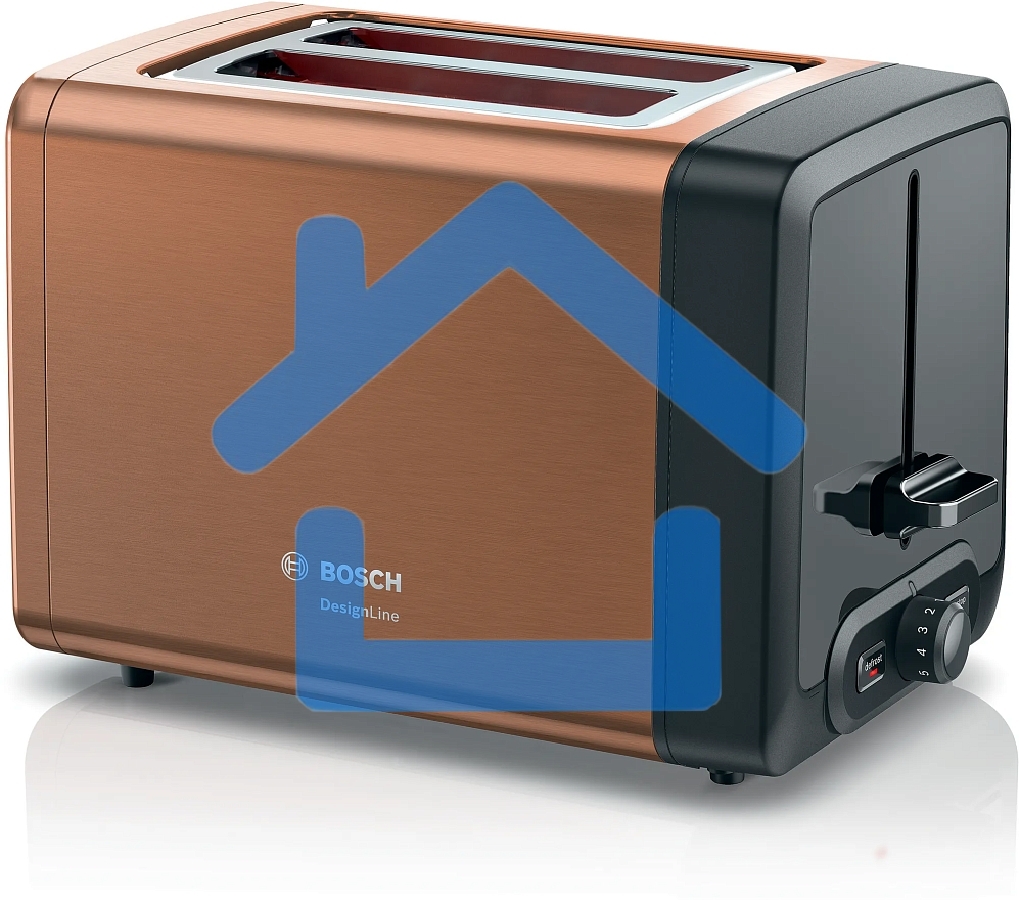 Тостер Bosch TAT4P429 970Вт медь