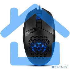 Мышь проводная SVEN RX-G735 черный, 4000 dpi, USB, кнопки - 6