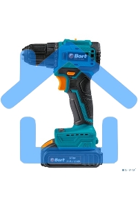Дрель-шуруповерт Bort BAB-21-BLK, Аккумуляторная, 21В, 2 АКБ