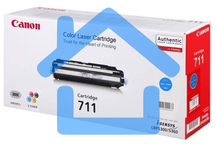 Картридж лазерный Canon 711C (1659B002) голубой, 6000 стр., для LBP5300/5360