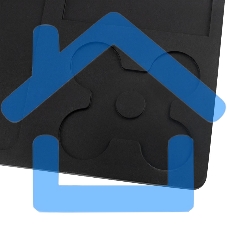 Коврик антистатический термостойкий 329х208х2.6 мм черный