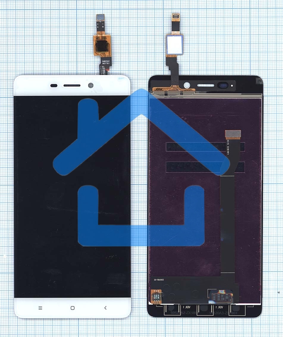 Дисплей для Xiaomi Redmi 4 белый