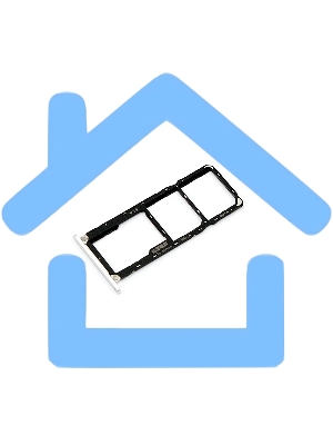 Лоток для SIM-карты Huawei Honor 8X Max серебристый