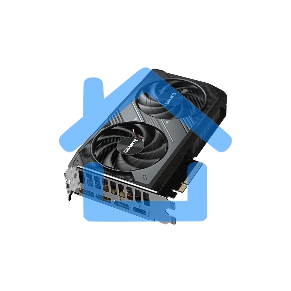 Видеокарта Gigabyte RTX 5060 GV-N5060WF2OC-8GD 1.0 NV RTX 5060 8Gb 128bit GDDR7 2512/28000/HDMIx1/DP PCI-E 5.0