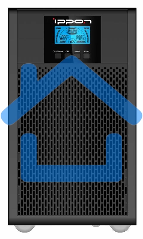 Источник бесперебойного питания Ippon Innova G2 3000 2700Вт 3000ВА черный