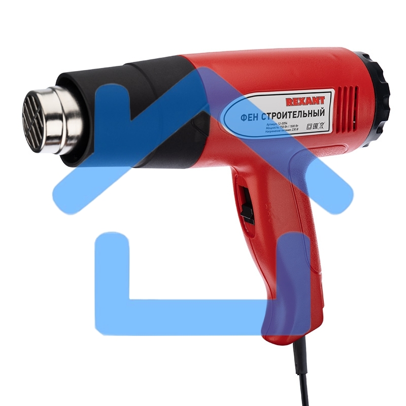 Фен строительный 230 В/1500 Вт STANDART 12-0054 Rexant