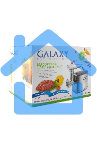 Мясорубка электрическая Galaxy Line GL 2400, серебристый, 1200 Вт, корпус из нержавеющей стали, функция 