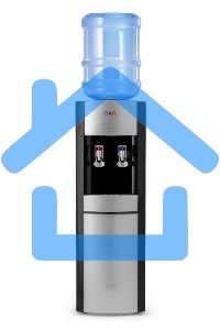 Кулер для воды AEL LD-AEL-28c напольный электронный черный