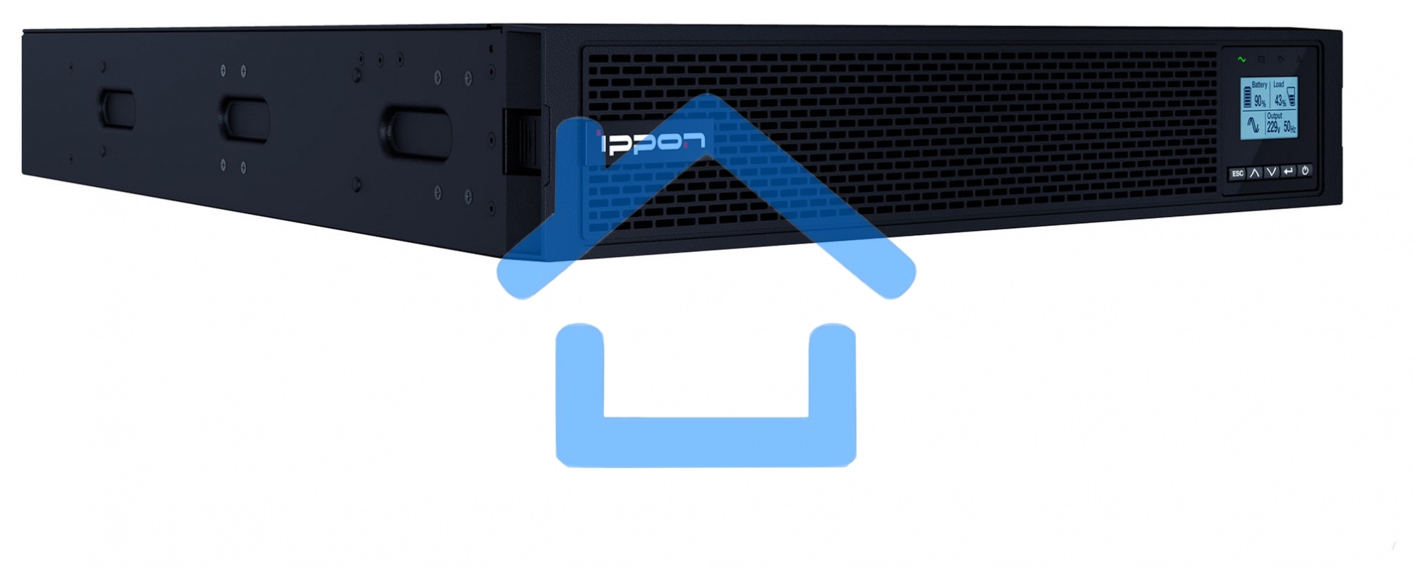 Источник бесперебойного питания Ippon Innova RT II 3000 3000Вт 3000ВА черный