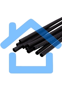 Трубка термоусаживаемая двухстенная клеевая 4.8/2.4мм (уп.10шт) по 1м черный Rexant 26-2102