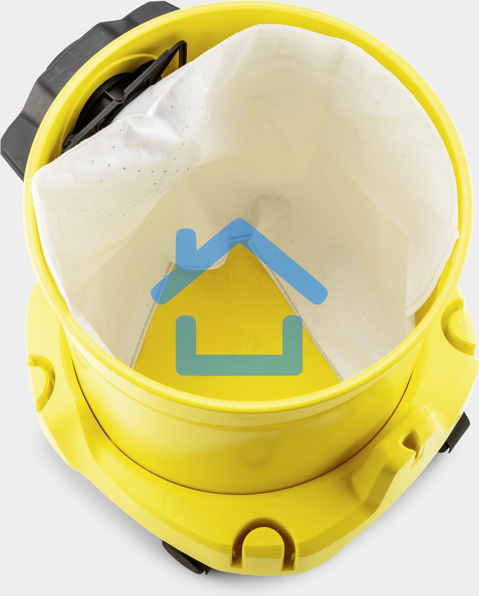Строительный пылесос Karcher WD 3 P V-17/4/20 желтый, 1000 Вт, уборка сухая/сбор воды, пылесборник мешок/контейнер, 17 л