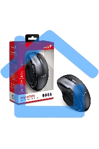 Мышь беспроводная Genius Ergo 8200S серый, 1200 dpi, радиоканал, USB, кнопки - 5