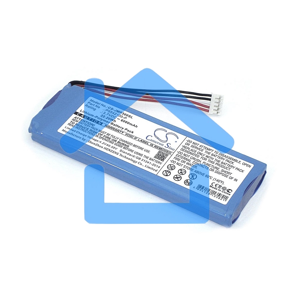 Аккумуляторная батарея CameronSino CS-JMP300SL для JBL Pulse 33.7V6000mAh22.20Wh