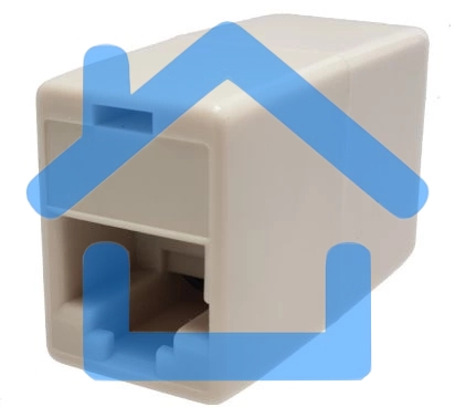 Соединитель проходной 8P8C (RJ-45) UTP Cat.5e
