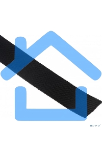 Лента-липучка многоразовая 5 м х 20 мм, черная (1 шт.) Rexant