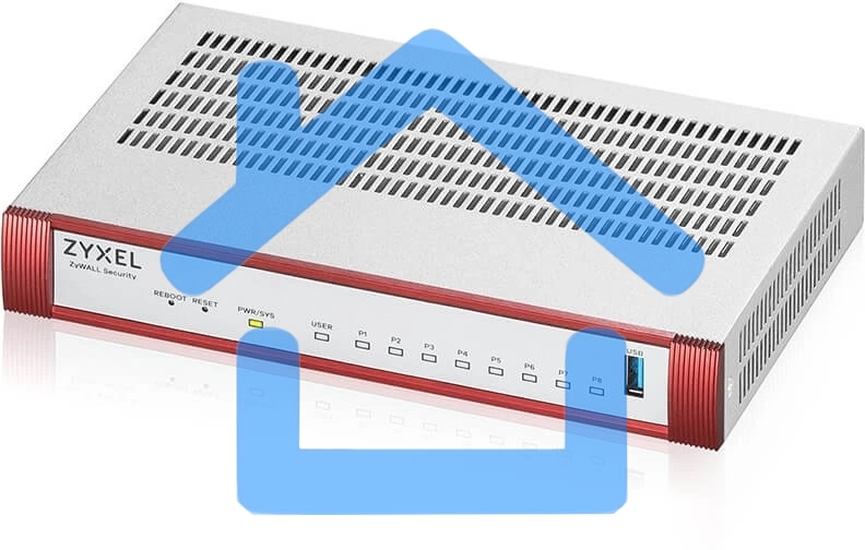 Межсетевой экран Zyxel USG FLEX 100H, 8xRJ-45: 1G (LAN/WAN), 1xUSB3.0 **