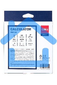 Калькулятор бухгалтерский Deli EM01120 черный 12-разр.