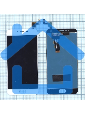 Дисплей для Meizu M5 белый