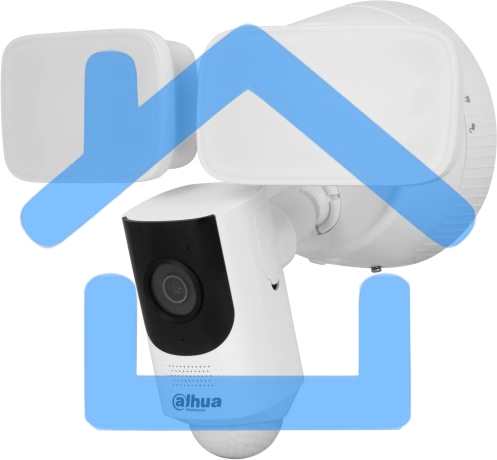 Камера видеонаблюдения IP Dahua DH-IPC-WL46AP-0280B Wi-Fi 2.8-2.8мм корп.:белый