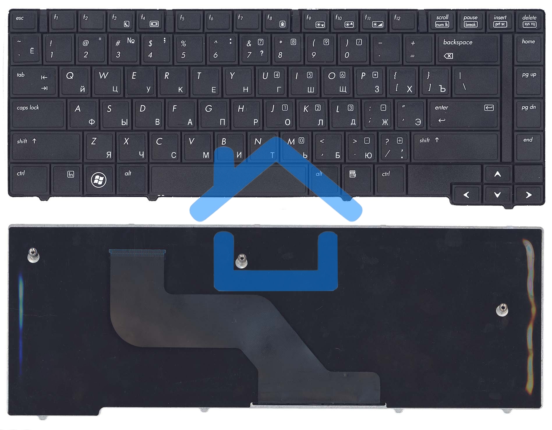 Клавиатура для ноутбука HP EliteBook 8440P 8440W черная