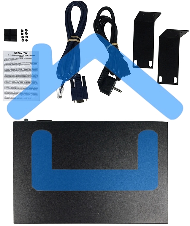 Управляемый коммутатор ORIGO OS3218/A1A, L3, 16x1000Base-T, 2x10Gbase-X SFP+, консольный порт RJ-45, комплект для установки в 19