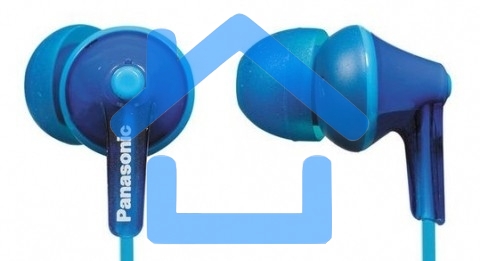 Наушники вкладыши Panasonic RP-HJE125E-A 1.1м синий проводные (в ушной раковине)