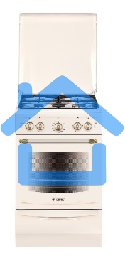 Плита газовая Gefest ПГ 5100-02 0186 бежевый, конфорок 4 шт, духовка 52 л, 50 см x 85 см x 58.5 см