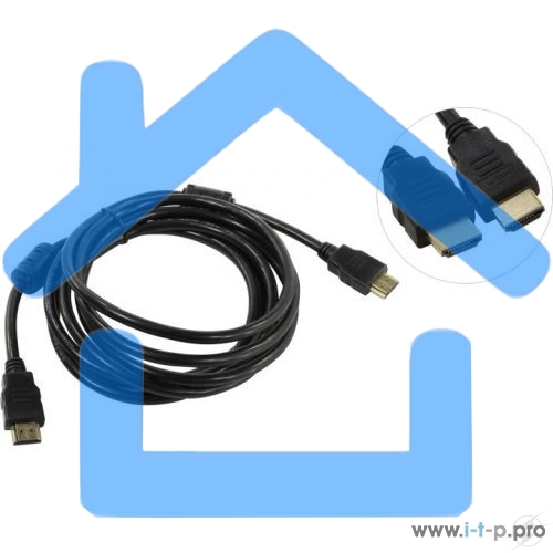 Кабель 5bites APC-200-030F HDMI / M-M / V2.0 / 4K / HIGH SPEED / ETHERNET / 3D / FERRITES / 3M
