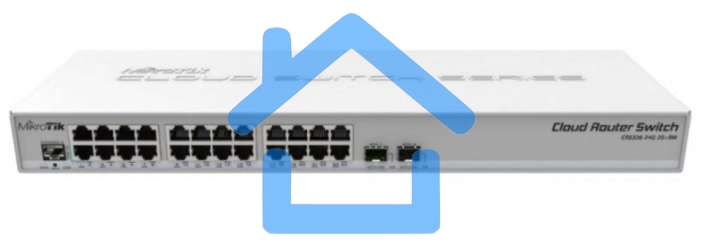 Маршрутизатор 24PORT 1000M CRS326-24G-2S+RM MIKROTIK