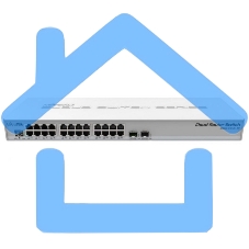 Маршрутизатор 24PORT 1000M CRS326-24G-2S+RM MIKROTIK