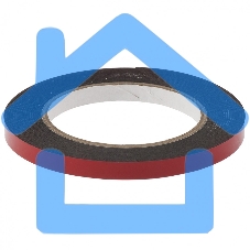 Лента клейкая Matrix на вспененной основе усиленная, двусторонняя, черная, 9 мм х 5 м