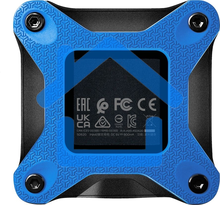Внешний накопитель SSD 512Gb A-DATA SD620, External, USB 3.2, [R/W -550/500 MB/s] синий