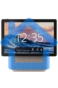 Умная колонка с дисплеем Яндекс Станция Дуо Макс, Zigbee, 60Вт, с голосовым ассистентом Алиса на YaGPT, бежевый