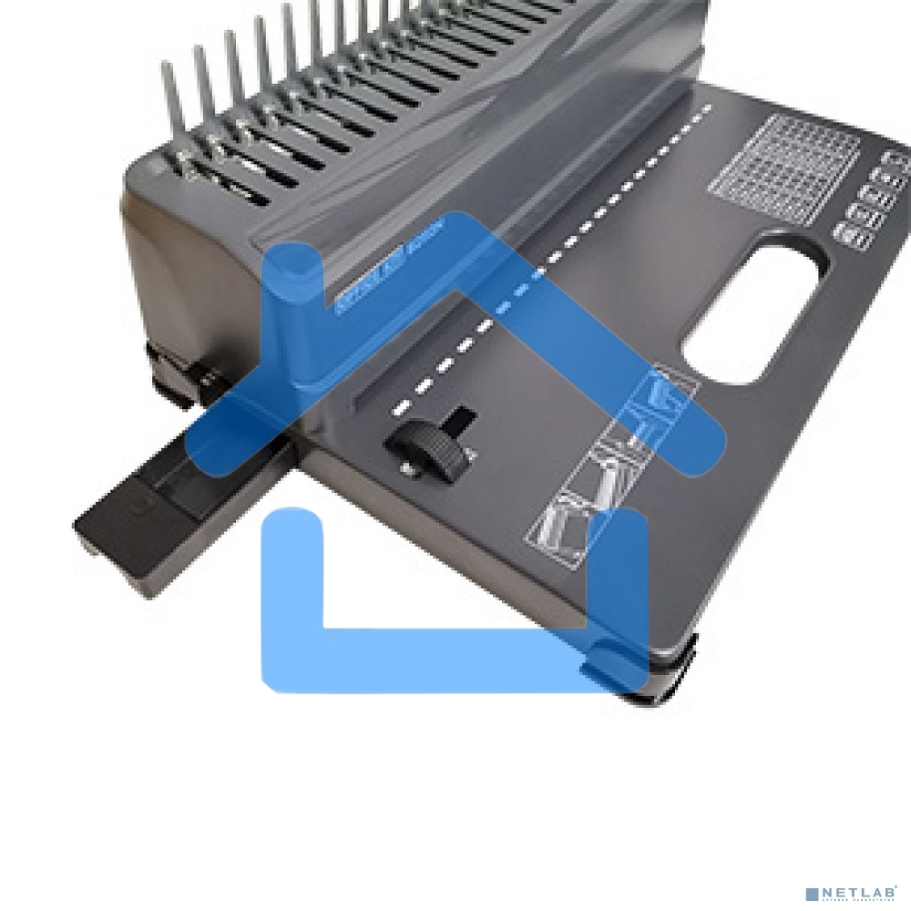 Переплетчик Office Kit B2112N A4/перф.12л.сшив/макс.450л./пластик.пруж. (4.5-51мм)