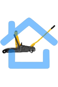 Домкрат гидравлический подкатной с фиксатором Denzel 2,5 т,85-385 мм, в пласт. кейсе