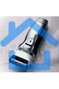 Электробритва сетчатая Panasonic ES-RW30S реж.эл.:2 питан.:аккум. серебристый