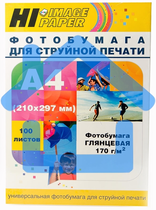Бумага Hi-Black A21061 Фотобумага глянцевая односторонняя (Hi-image paper) A4, 170 г/м, 100 л. (H170-A4-100)