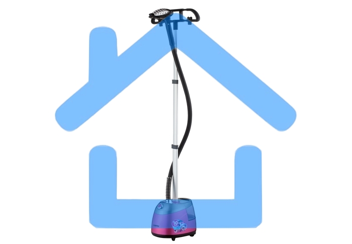 Отпариватель напольный Centek CT-2379 (розовый) 2200Вт, 2.5л БОЛЬШОЙ БАК, 40г/мин,10 режимов, алюм.ш