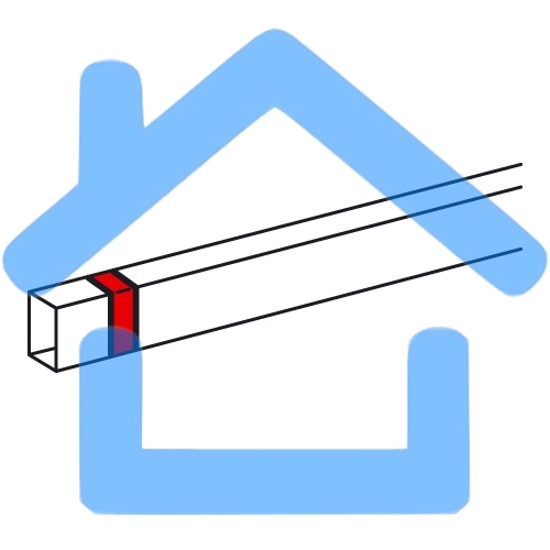 Накладка на стык 20x12мм METRA Накладка на стык 20x12мм METRA