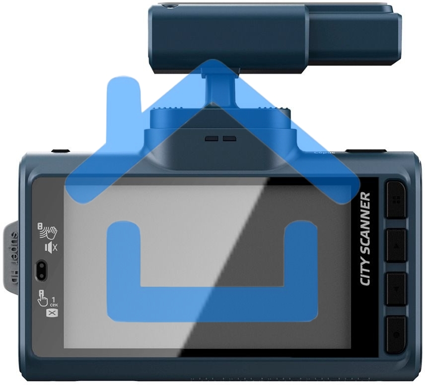 Видеорегистратор Silverstone F1 CityScanner черный 2Mpix 1296x2304 1296p 140гр. GPS MSTAR AIT8339