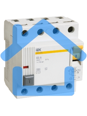 Выключатель дифференциального тока (УЗО) 4п 40А 300мА тип ACS ВД1-63S ИЭК MDV12-4-040-300