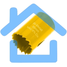 Коронка Bimetal 35 мм Kranz 