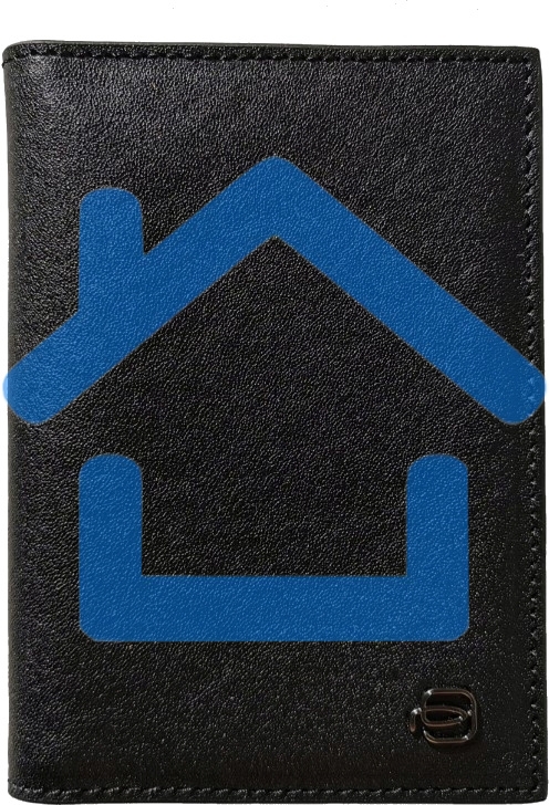 Обложка для документов Piquadro Black Square PP5256B3/N, черный, натур.кожа