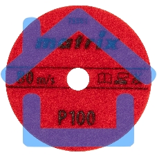 Алмазный гибкий шлифовальный круг Matrix, 100 мм, P 100, сухое шлифование, 5шт.