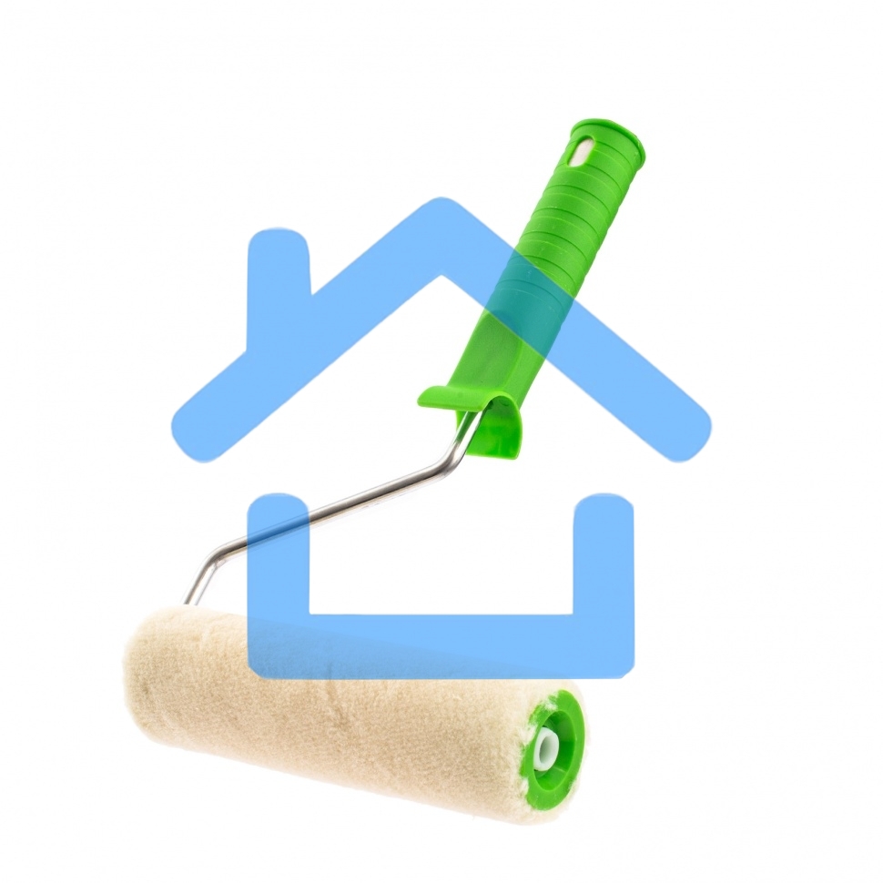 Валик СИБРТЕХ ВЕЛЮР с ручкой,140 мм,ворс 2 мм, D - 36 мм80133