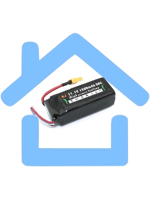 Портативный аккумулятор Li-Pol 11.1v 802555 1800mah разъем XT30-Plug